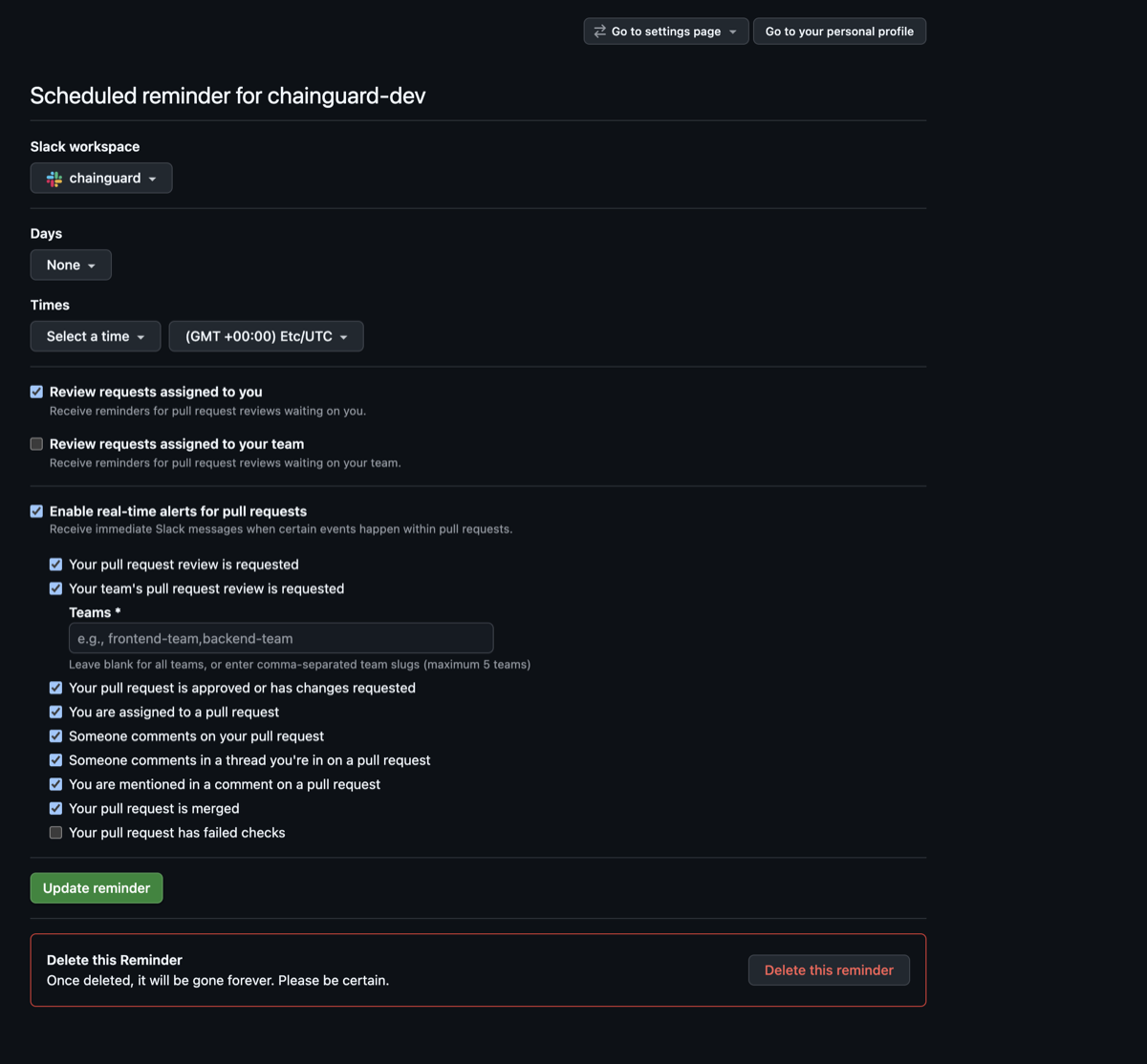 GitHub Scheduled Reminders
